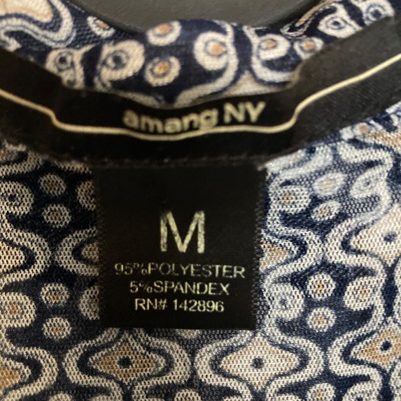 Button up Sleeveless Sheer Shirt with Metal Buttons - Picture 5 of 6